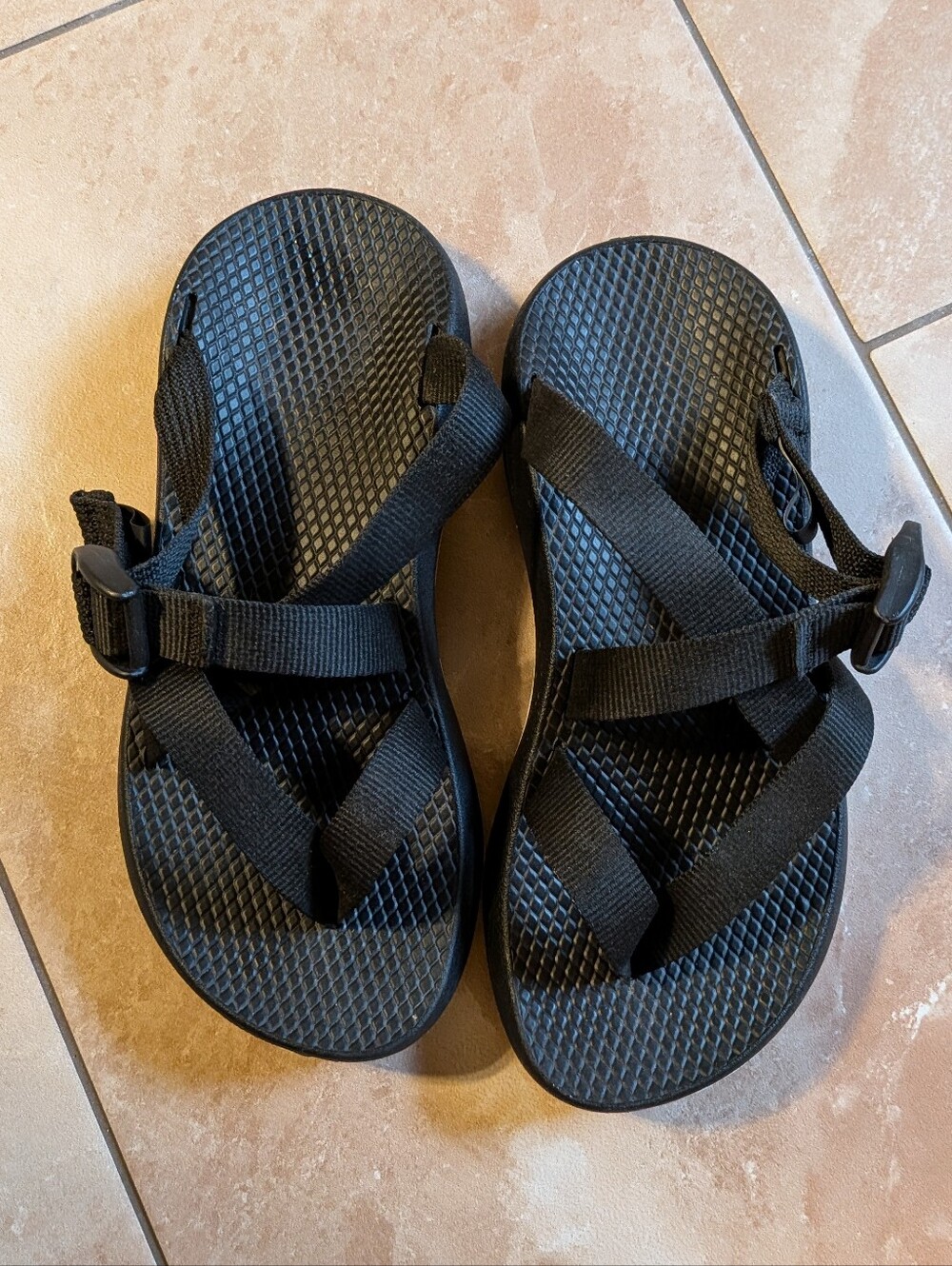 Chaco Black Strappy Outdoor Sandals